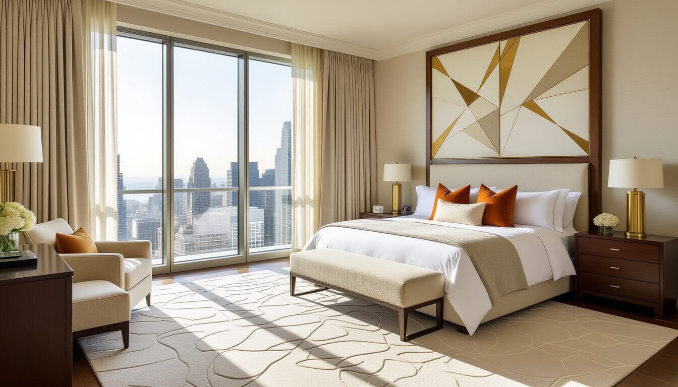 Hotel Curtains, Carpets & Rugs Collection | Maples Dubai Luxury hotel curtains, wall-to-wall carpets, corridor carpets, mosque carpets, shag rugs, and custom-designed rugs for premium guest spaces in Dubai