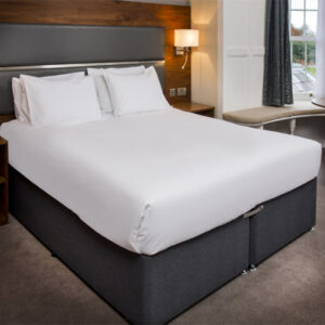 Maples Pure White 100% Cotton Flat Sheets - Unveiling a Spectrum of Thread Count 220 & 300 and Sizes for Your Ultimate Comfort - Image 2