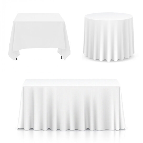 Maple Pure White Table Cover