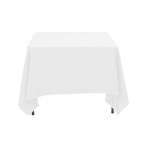Maples White Tablecloths,100% Cotton in Array of Sizes to Elevate Your Dining Experience. - Image 2