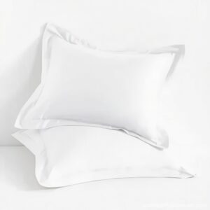 Maples Pure White 100% Cotton Pillow Covers – Available in 300 Thread Counts and Multiple Sizes - Image 5