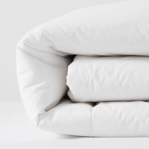 Maples Pure White Polycotton Duvet Cover – Available in 144 to 300 Thread Counts and Multiple Sizes - Image 2