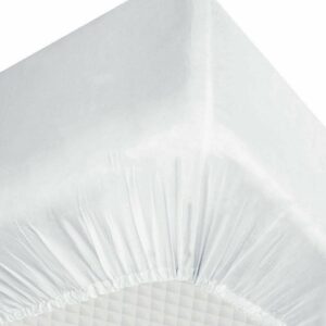 Maples Pure White 100% Cotton Fitted Bed Sheet – Available in 220 & 300 Thread Counts and a Range of Sizes for Ultimate Comfort. - Image 9