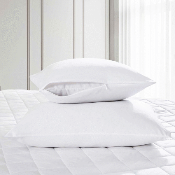 Egyptian Cotton Sateen Pillow Protector Set - Standard