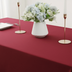 Maples Pure Solid Color Table Cloths - Damask Material in Array of Colors & Sizes - Image 10