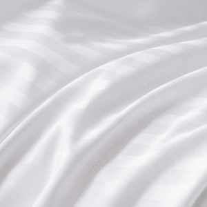 Maples Stripe 100% Cotton Duvet Cover – Elegant 0.5, 1 & 3 CM Stripes in White, Available in 260 & 300 Thread Counts and Multiple Sizes - Image 4
