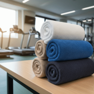 Maples Gym Towels, 100% Cotton with Luxurious Options of 600 GSM for Unparalleled Comfort and Elegance. - Image 1