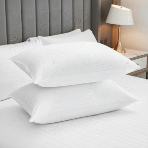 Maples Pure White 100% Cotton Pillow Covers – Available in 300 Thread Counts and Multiple Sizes - Image 1