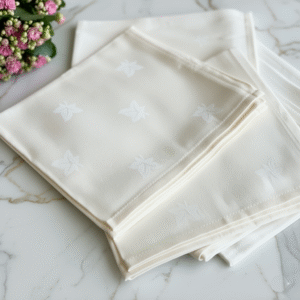 Maples Ivy Leaf Design Damask Napkin – Available in Multiple Colors & Multiple Sizes for Elegant Dining - Image 8