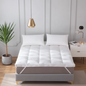 Maples Hollow Fiber Mattress Topper, Elevate Your Sleep Experience with Supreme Comfort. - Image 1