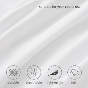 Maples Pure White 100% Cotton Fitted Bed Sheet - Unveiling a Spectrum of Thread Count 220 & 300 and Sizes for Your Ultimate Comfort. - Image 4