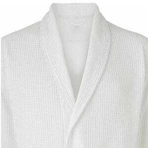 Maples Waffle Bathrobe with Shawal Collor and Pockets, 100% Cotton and in 350 Gsm for Unparalleled Comfort and Elegance. - Image 2