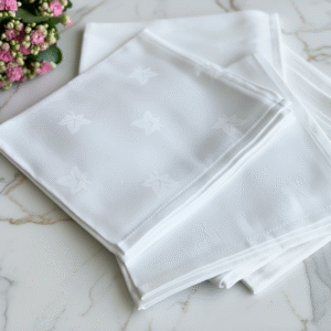 Maples Ivy Leaf Design Damask Napkin – Available in Multiple Colors & Multiple Sizes for Elegant Dining - Image 1