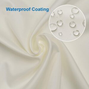 Maples Water Repellent 100% Polyester Shower Curtain - Washable - Luxury in a Spectrum of Stunning Colors. - Image 4