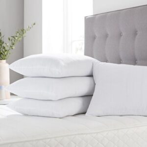 Maples Pure White Polycotton Pillow Covers – Available in Thread Counts 144 to 300 anMultiple Sizes - Image 2