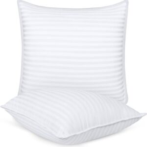 Maples Stripe Polycotton Pillow Cover with Flap – Elegant 0.5, 1 & 3 CM Stripes, 300 Thread Count, Available in Multiple Sizes and Colors - Image 5