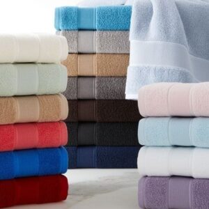 Maples Solid Color Border Face Towels – 100% Cotton, 600 GSM, Available in Vibrant Colors, Soft and Highly Absorbent - Image 1