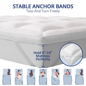Maples Hollow Fiber Mattress Topper, Elevate Your Sleep Experience with Supreme Comfort. - Image 7