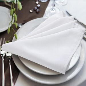 Maples Plain White Napkin - 100% Cotton in Array of Sizes to Elevate Your Dining Experience. - Image 4