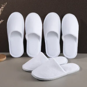Maples Terry Velour Closed Slipper - Image 3