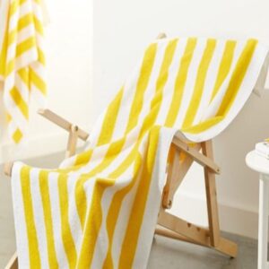 Maples 100% Cotton Stripe Pool Towels with Luxurious Option of 600 GSM for Unparalleled Comfort and Elegance. - Image 12