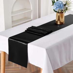 Maples Satin Pure Solid Color Table Runners - A Spectrum of Stylish Shades & Sizes to Transform Every Occasion. - Image 2