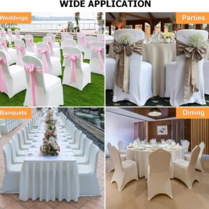Maples Spandex Fitted Chair Covers - Unveil a Spectrum of Stylish Shades & Customization. - Image 32