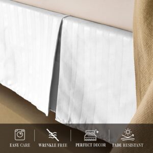 Maples Stripe Fabric Bed Skirtings, In Array of Sizes for an Exceptional Fit. - Image 3