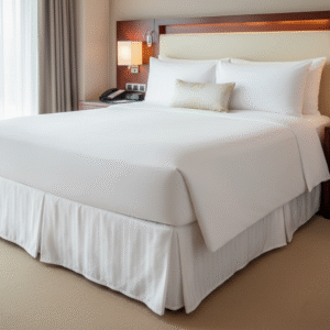 Maples Stripe Fabric Bed Skirtings, In Array of Sizes for an Exceptional Fit. - Image 2