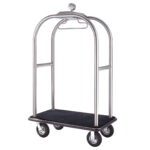 Maples Hotel Stainless Steel Lobby Luggage Trolleys
