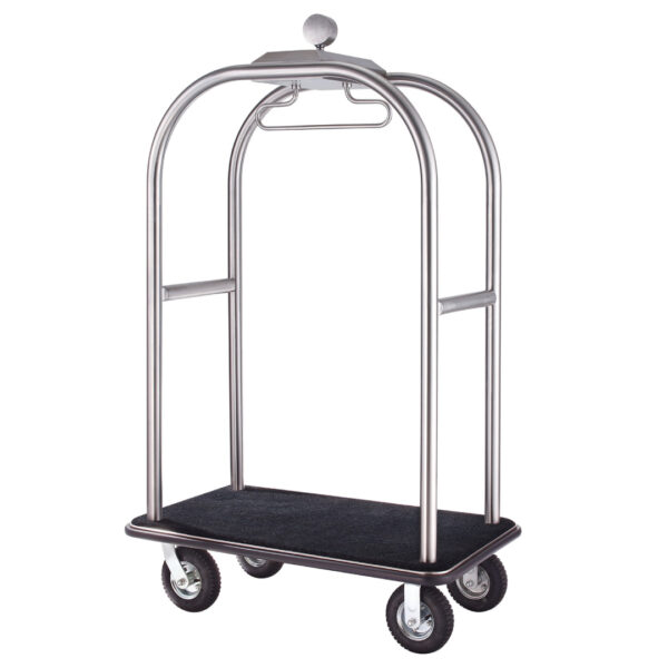 Maples Hotel Stainless Steel Lobby Luggage Trolleys