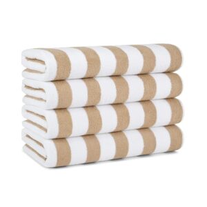 Maples 100% Cotton Stripe Pool Towels with Luxurious Option of 600 GSM for Unparalleled Comfort and Elegance. - Image 6