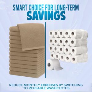 Maples Solid Color Borderless Hand Towels – 100% Cotton, 600 GSM, Available in Vibrant Colors, Soft and Quick-Drying - Image 4