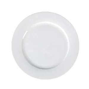Maples White Ceramic Porcelain Flat Plates - Versatile Sizes for Elegant Dining. - Image 2
