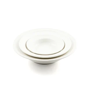 Maples White Deep Plates - Versatile Sizes for Elegant Dining Experiences. - Image 1