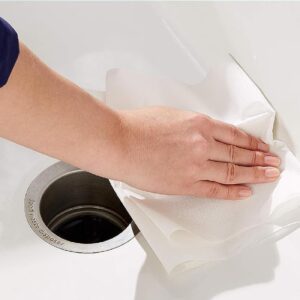 Maples White Maxi Roll Tissue: Embossed 600 GSM 2 Ply - Pack of 6 Rolls. - Image 3