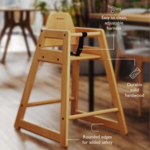 Maples Wooden Neat Seat High Chair – Elegant & Durable for Toddlers - Image 3