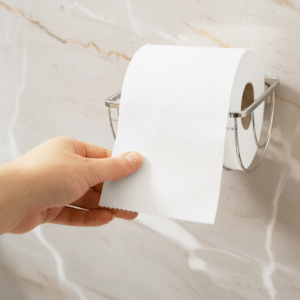 Maples Snow White Toilet paper Roll- 2 Ply, 300 sheets, Pack of 100, Soft & Durable Toilet Tissue Roll. - Image 1
