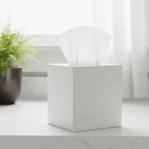 Maples Facial Tissue Square Box - 2 Ply, 100 Sheets per Box, Pack of 48 in white Color - Soft and Durable Facial Tissue for Everyday Use. - Image 1