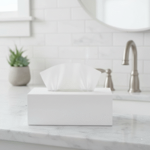 Maples Snow White Tissue Box - 2 Ply, 100 Sheets, Pack of 42, Soft & Durable Facial Tissues. - Image 2