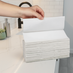 Maples White Soft n Cool V Fold Tissue, 3000 Pieces (150 x 20), Premium Quality & Ultra Soft. - Image 1