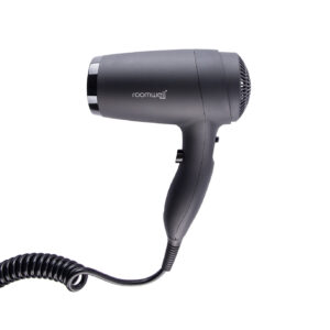 Roomwell Classic 1800W Wall Mounted Hair Dryer - Black | Shaver Socket, Long Life Motor, Anti-Theft, 3 Heat/2 Speed, Cold Shot. - Image 2