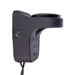 Roomwell Classic 1800W Wall Mounted Hair Dryer - Black | Shaver Socket, Long Life Motor, Anti-Theft, 3 Heat/2 Speed, Cold Shot. - Image 5