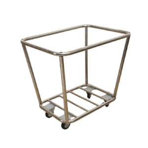 Maples Linen Trolley, Stainless Steel Frame, Waterproof Oxford Bag, Commercial Laundry Sorter Cart. - Image 2