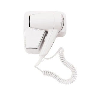 Corby Linton 1200W Wall Mounted Drawer Hair Dryer, Without Shaver Socket, White. - Image 3