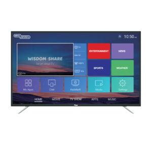 Super General 50 or 55 Inch 4K UHD Smart TV, 3840x2160 Resolution, 3 HDMI, 2 USB Port, Black - Image 1