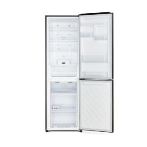 Hitachi 410L Bottom Mount Double Door Refrigerator, Inverter Control, Dual Fan Cooling, Eco Thermo-Sensor, Glass Black. - Image 3