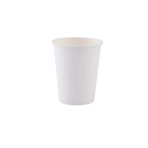 Maples Disposable Plain White Paper Cups, 8oz, 275 GSM - Pack of 240. Perfect for events, parties, and everyday use. Eco-friendly. - Image 1