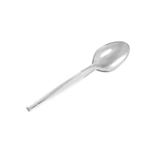 Maples Disposable Clear Plastic Spoons - 2000 Pieces, 40 Packs of 50. - Image 1