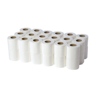 Maples Snow White Toilet paper Roll- 2 Ply, 300 sheets, Pack of 100, Soft & Durable Toilet Tissue Roll. - Image 2